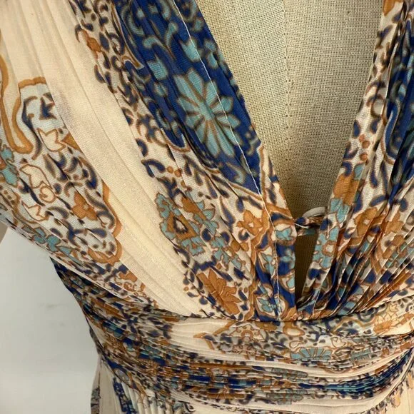 Zimmermann Printed Plissé-Organza Mini Dress - Picture 7 of 10